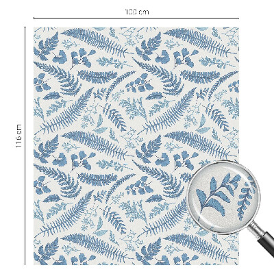 Sichtschutz Klebefolie Buntglasoptik Botanisches Muster