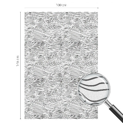 Fensterfolie Sichtschutz Holzlinien