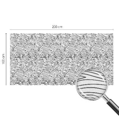Fensterfolie Sichtschutz Holzlinien