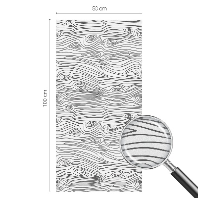 Fensterfolie Sichtschutz Holzlinien
