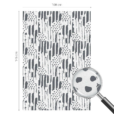 Fensterfolie Sichtschutz Streifen und Punkte