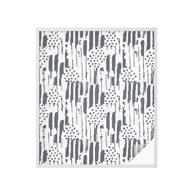 Fensterfolie Sichtschutz Streifen und Punkte