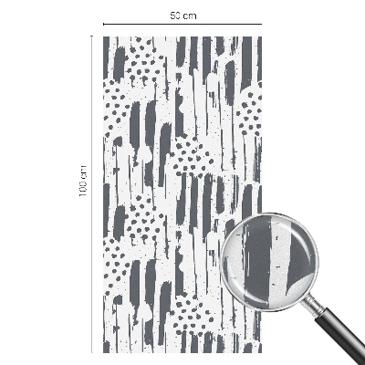 Fensterfolie Sichtschutz Streifen und Punkte