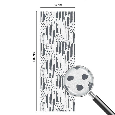 Fensterfolie Sichtschutz Streifen und Punkte