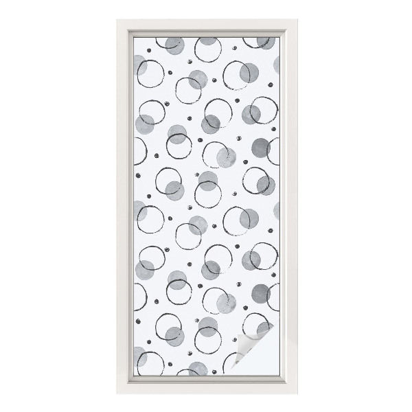 Sichtschutzfolie Fenster Buntglasoptik Graue Felgen