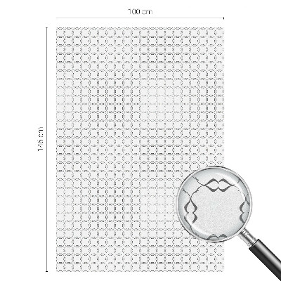 Sichtschutz Klebefolie Buntglasoptik Geometrische Linien