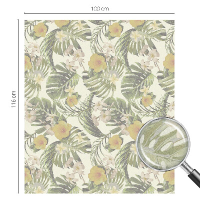 Folie für Fenster blickdicht Tropisches Thema