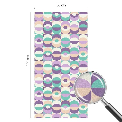 Klebefolie Fenster Sichtschutz Bunte Muster