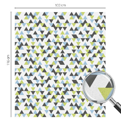 Folie für Fenster blickdicht Geometrische Dreiecke