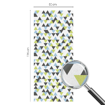 Folie für Fenster blickdicht Geometrische Dreiecke
