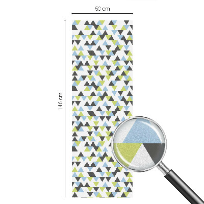 Folie für Fenster blickdicht Geometrische Dreiecke