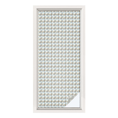 Fensterfolie Sichtschutz Geometrische Dreiecke