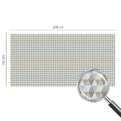 Fensterfolie Sichtschutz Geometrische Dreiecke