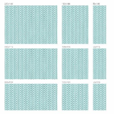 Sichtschutz Klebefolie Buntglasoptik Ovale Symmetrie
