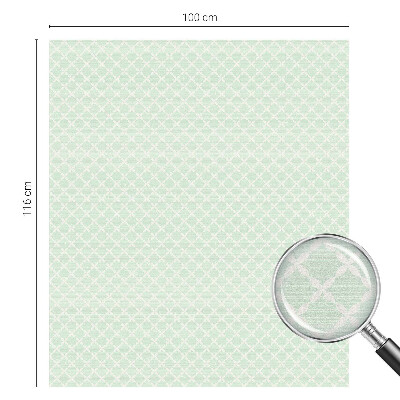 Sichtschutzfolie Fenster Buntglasoptik Pastellsymmetrie