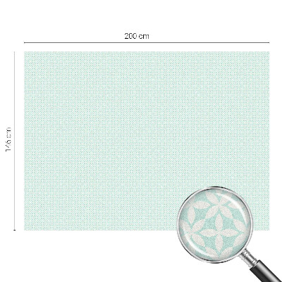 Sichtschutz Klebefolie Buntglasoptik Blumensymmetrie