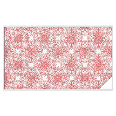 Sichtschutzfolie Fenster Buntglasoptik Spitzenmuster