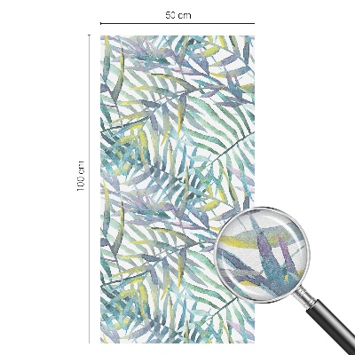 Fensterfolie Sichtschutz Tropische Aquarelle