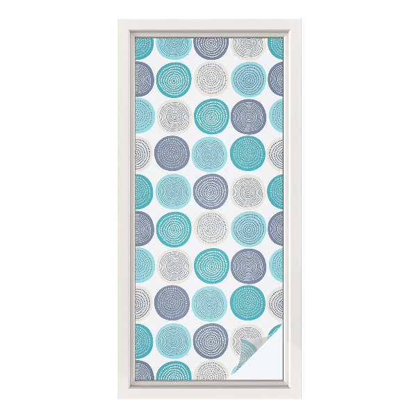 Klebefolie Fenster Sichtschutz Geometrische Kreise