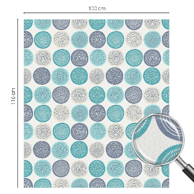 Klebefolie Fenster Sichtschutz Geometrische Kreise