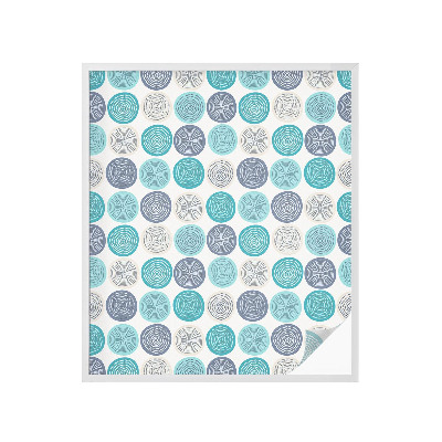 Klebefolie Fenster Sichtschutz Geometrische Kreise