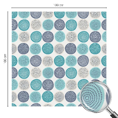 Klebefolie Fenster Sichtschutz Geometrische Kreise