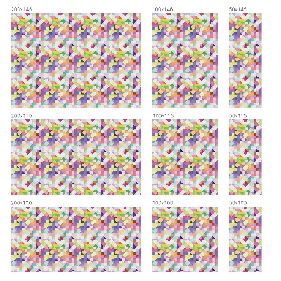 Folie für Fenster blickdicht Abstraktes Mosaik