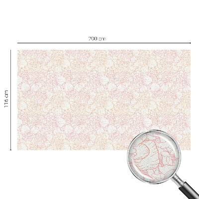 Fensterfolie Sichtschutz Florale Eleganz