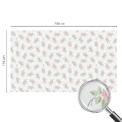 Folie für Fenster blickdicht Romantische Rosen