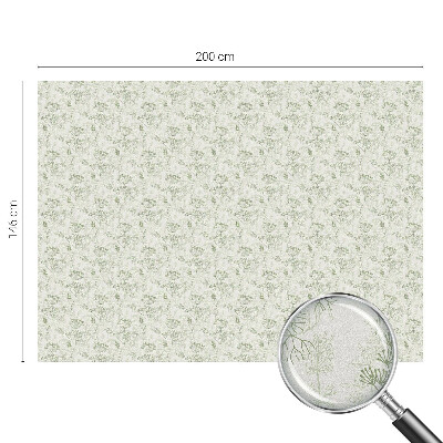 Sichtschutzfolie Fenster Buntglasoptik Botanisches Muster