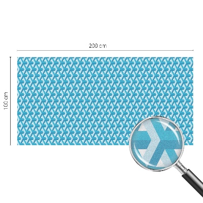 Sichtschutz Klebefolie Buntglasoptik Geometrische Würfel