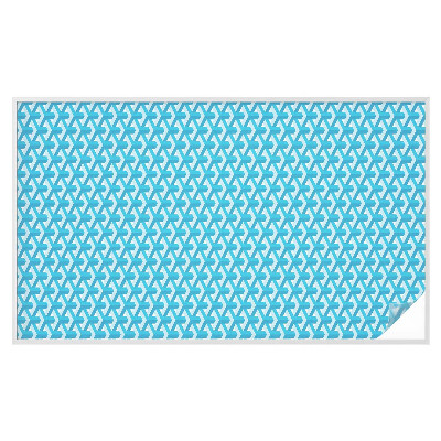 Sichtschutz Klebefolie Buntglasoptik Geometrische Würfel