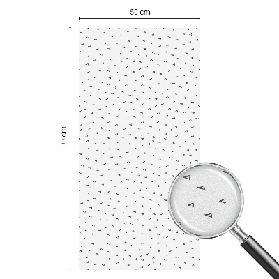 Fensterfolie Sichtschutz Geometrische Dreiecke