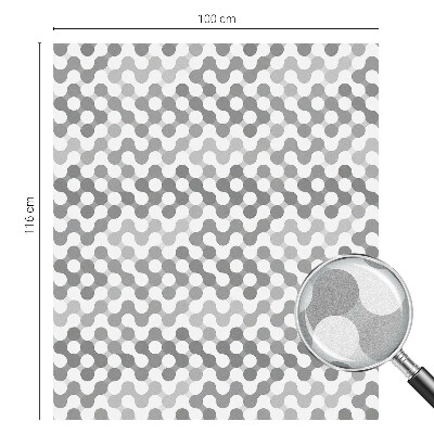 Fensterfolie Sichtschutz Wellengeometrie