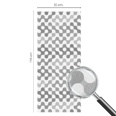 Fensterfolie Sichtschutz Wellengeometrie