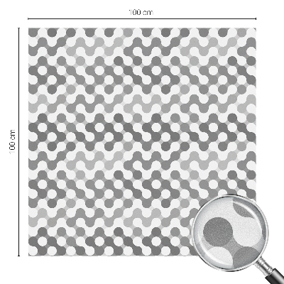 Fensterfolie Sichtschutz Wellengeometrie
