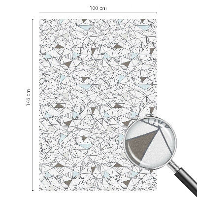 Sichtschutz Klebefolie Buntglasoptik Abstrakte Formen