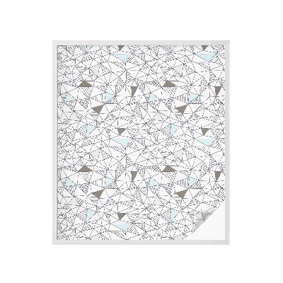 Sichtschutz Klebefolie Buntglasoptik Abstrakte Formen