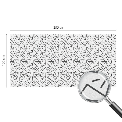 Folie für Fenster blickdicht Abstrakte Zickzacklinien