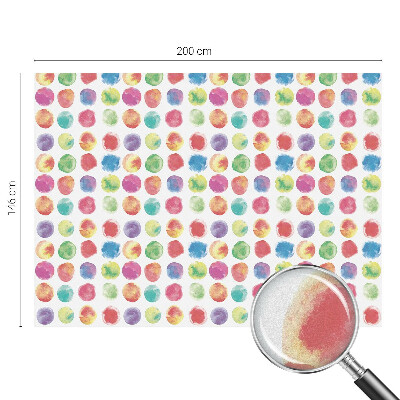 Sichtschutzfolie Fenster Buntglasoptik Bunte Kreise