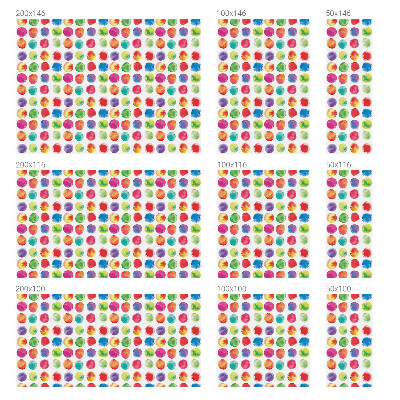 Sichtschutzfolie Fenster Buntglasoptik Bunte Kreise