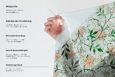 Sichtschutz Klebefolie Buntglasoptik Rhombische Harmonie