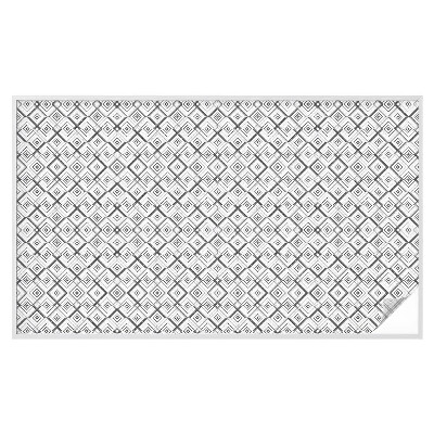 Sichtschutz Klebefolie Buntglasoptik Rhombische Harmonie