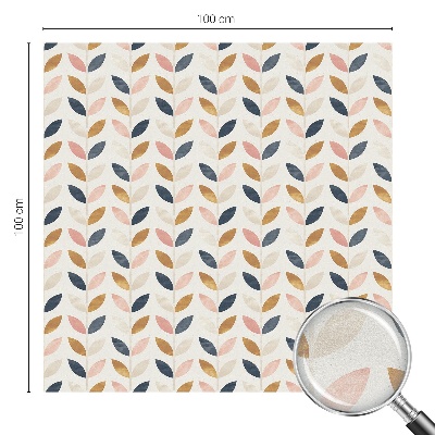 Klebefolie Fenster Sichtschutz Blättermuster