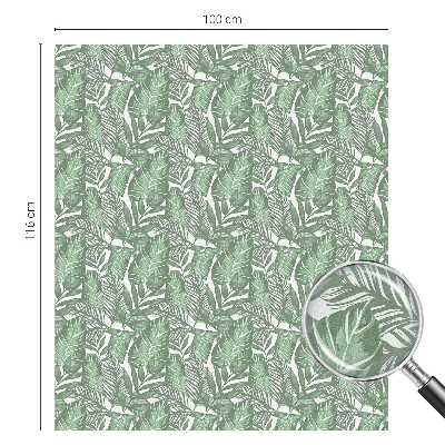 Fensterfolie Sichtschutz Grüne Harmonie