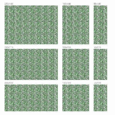 Fensterfolie Sichtschutz Grüne Harmonie