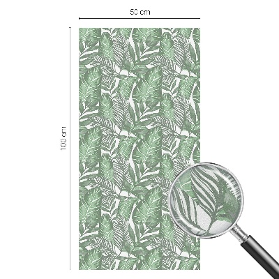 Fensterfolie Sichtschutz Grüne Harmonie