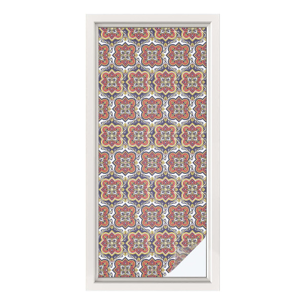 Folie für Fenster blickdicht Blumenschmuck