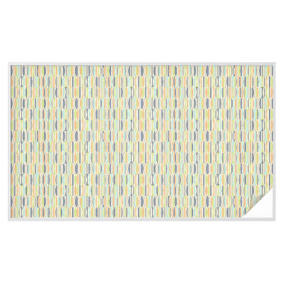 Sichtschutzfolie Fenster Buntglasoptik Ovale Muster