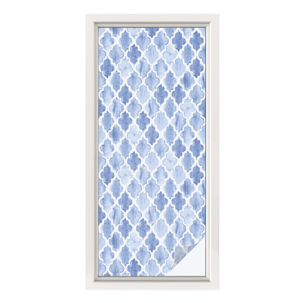 Fensterfolie Sichtschutz Eleganz in Aquarell.